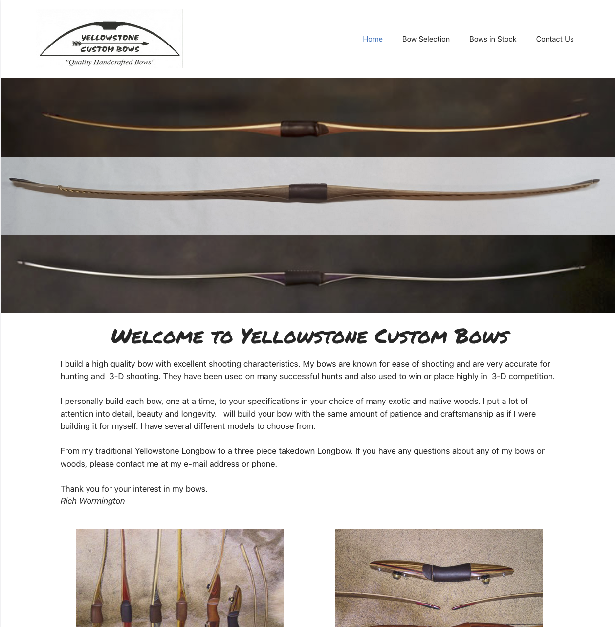 Yellowstone Custom Bows